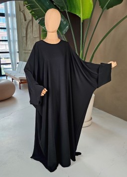 Farasha Abaya "Maysa" Zwart - Medina Silk