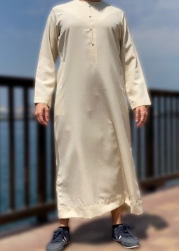 Emirati Lichtbeige "Imperial" van Custom Qamis