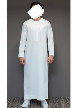 Emirati Thobe Off-White van Bin Rizwan
