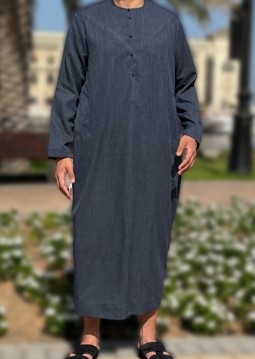 Emirati Blauw Gemêleerd "Imperial" van Custom Qamis