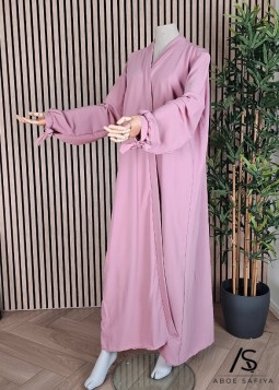 Roze Kimono "Aminah" in Medina Silk
