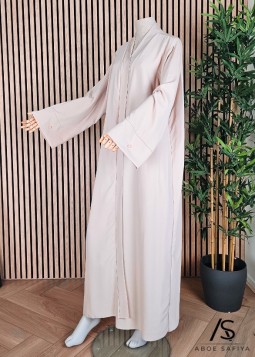 Créme Kimono "Noor" in Medina Silk