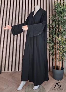 Zwarte Kimono "Noor" in Medina Silk