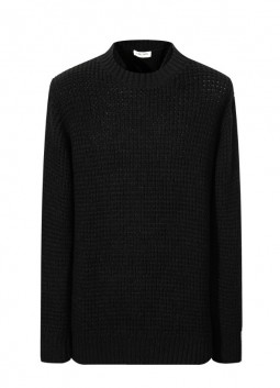 Knitted Sweater Zwart van Frilivin