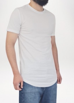 Lang T-shirt van Frilivin Wit