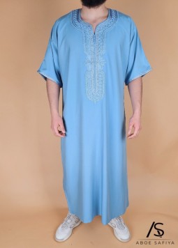 Marokkaanse Kandora "Luxury" Blauw van Rafiq