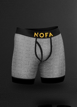 Single Boxershort Grijs van NOFA Underwear