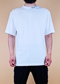 T-Shirt "TRAVELER" Wit van New Herritage